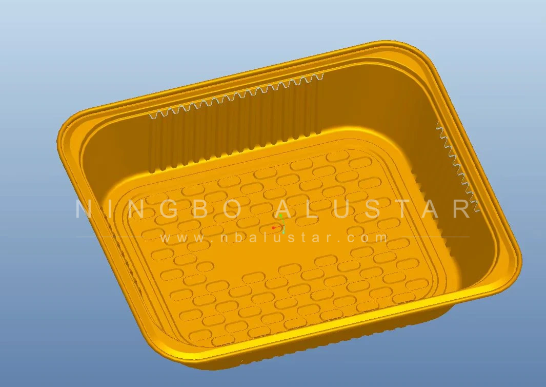 3D-Umformmodell für die Entwicklung eines Aluminiumfolienbehälters bei Alustar