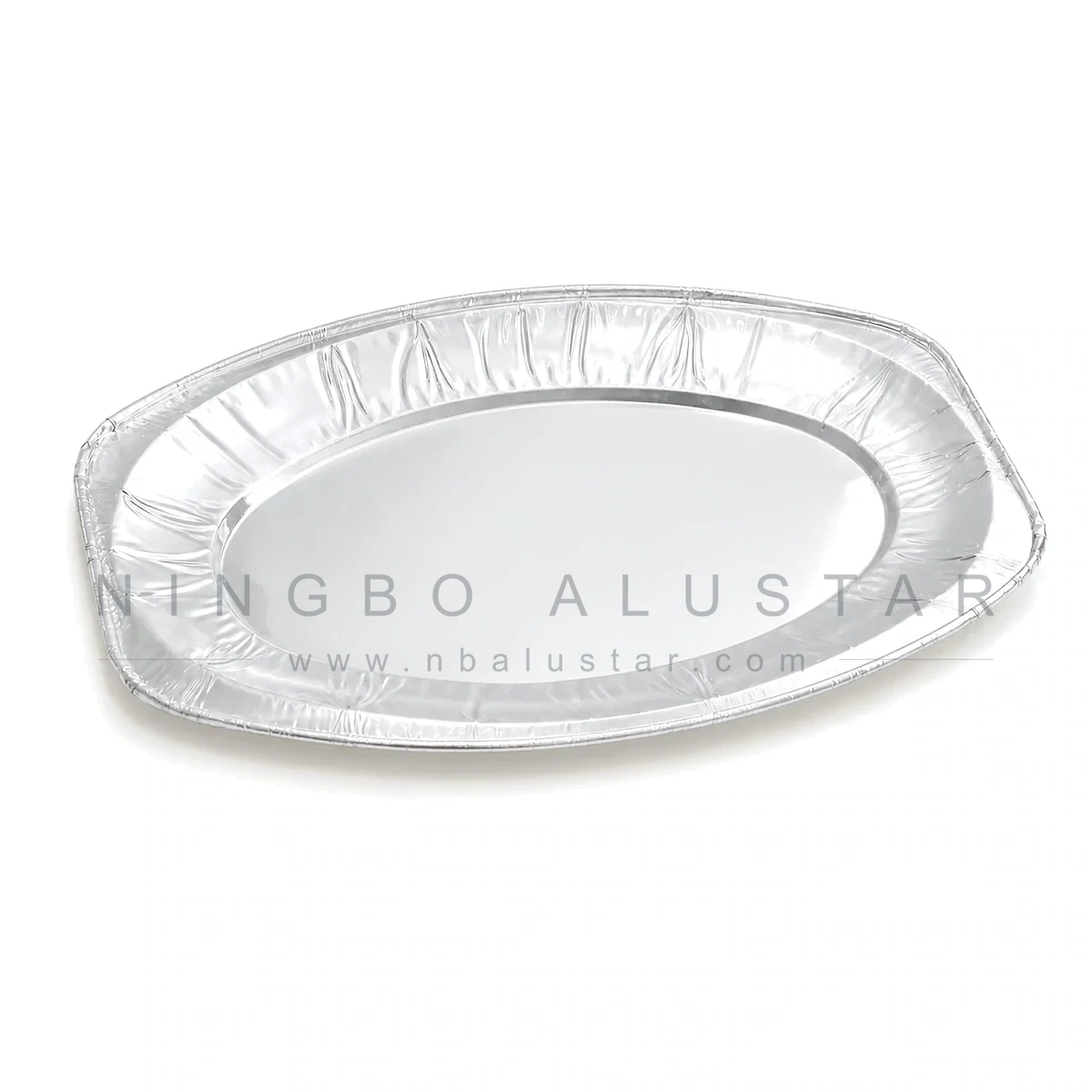 S081 bandeja de aluminio · pequeño · ovalado · poco profundo