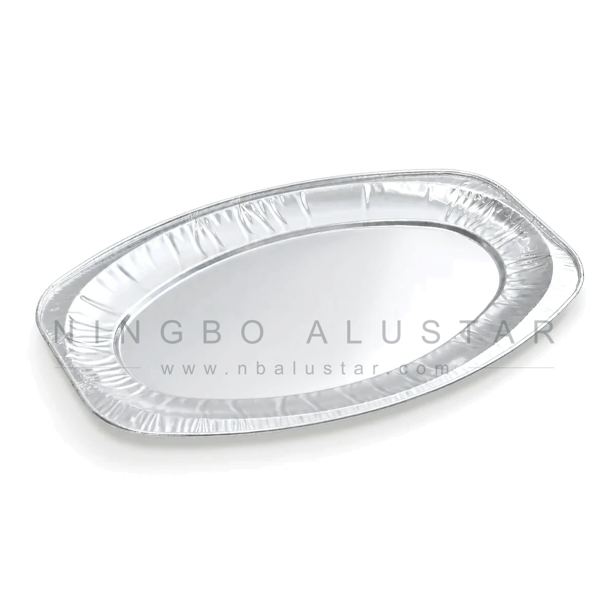 S082 bandeja de aluminio · mediano · ovalado · poco profundo