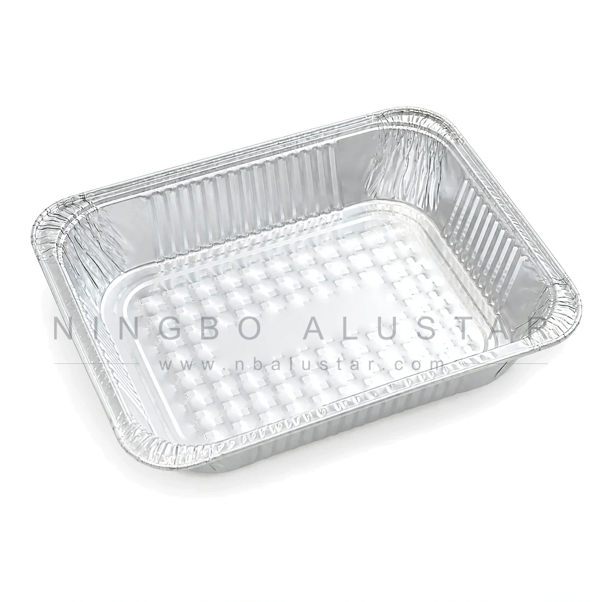 SF672C molde de aluminio · 3.5 L · profundo · medio formato · molde de 2 cavidades con base cuadriculada