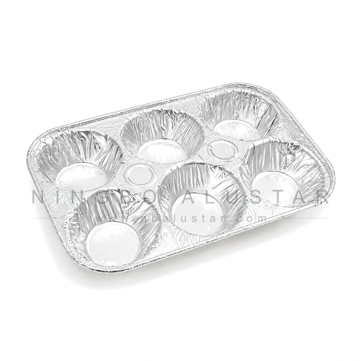SP811 bandeja de horneado de aluminio · 6 cavidades