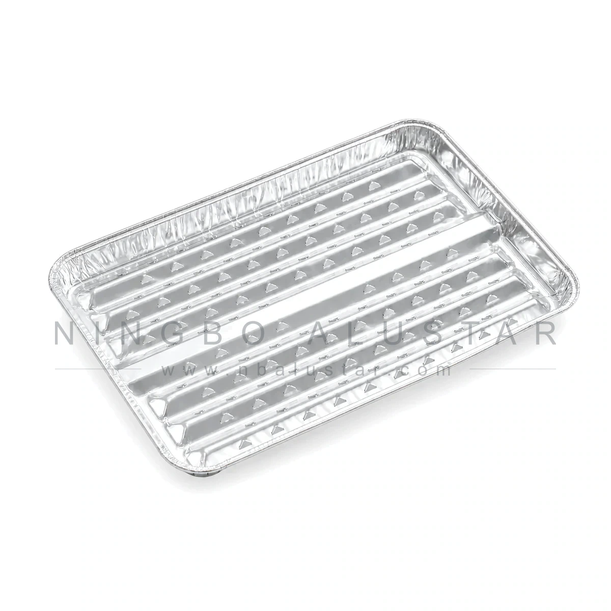 SR820T bandeja de aluminio para barbacoa · borde triangular