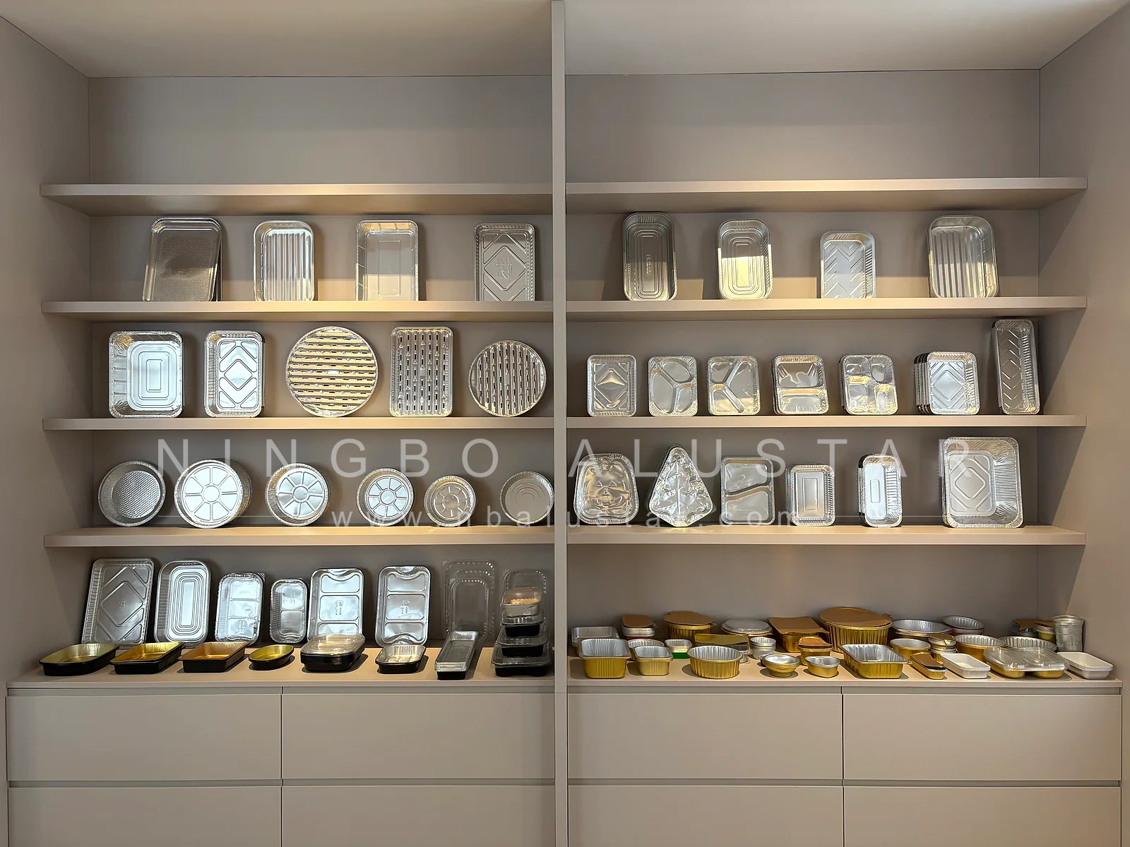 Showroom & Musterraum: Schalenmuster
